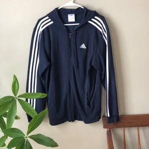 ADIDAS zip-up sweatshirt with hood - Men’s S